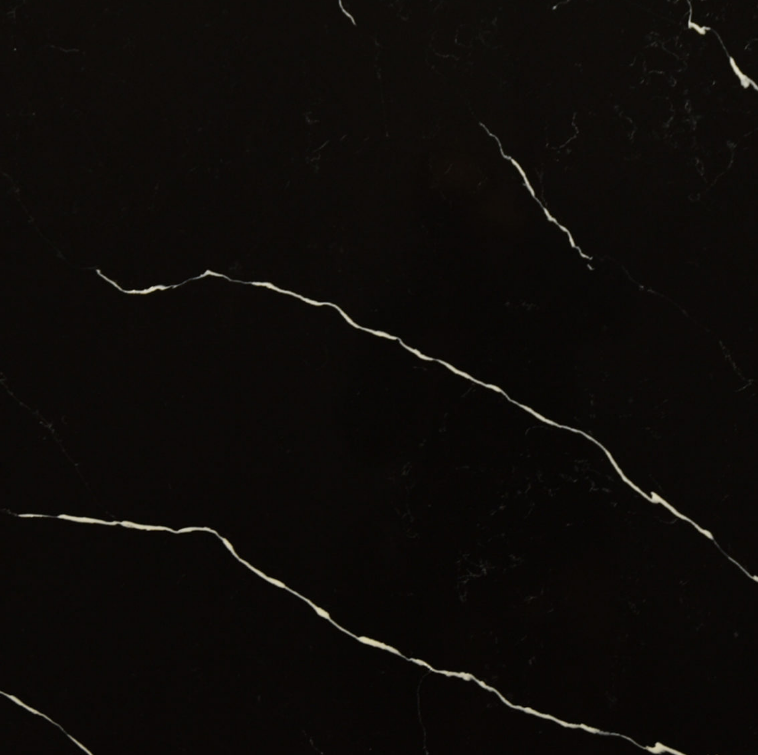 Nero White Quartz Slab (PQS-18 NW)
