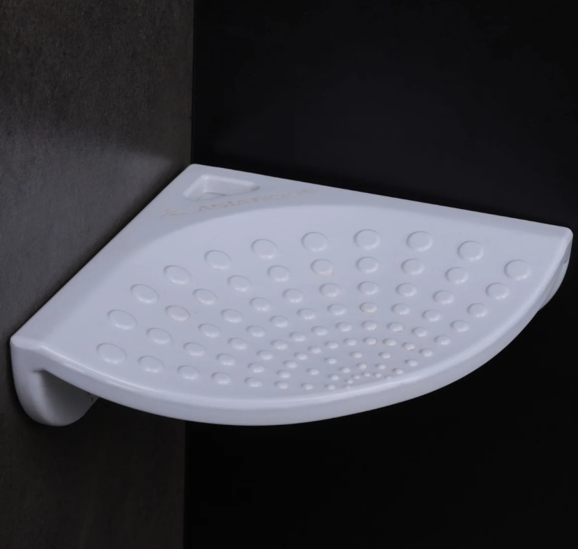Semi Ceramic Smart Corner Foot Rest Bathroom Shaving Foot Support | NX-515