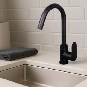 ORIENT BRUSH BLACK SERIES – S/L SINK MIXER TABLE MOUNTED (OB-027 M)