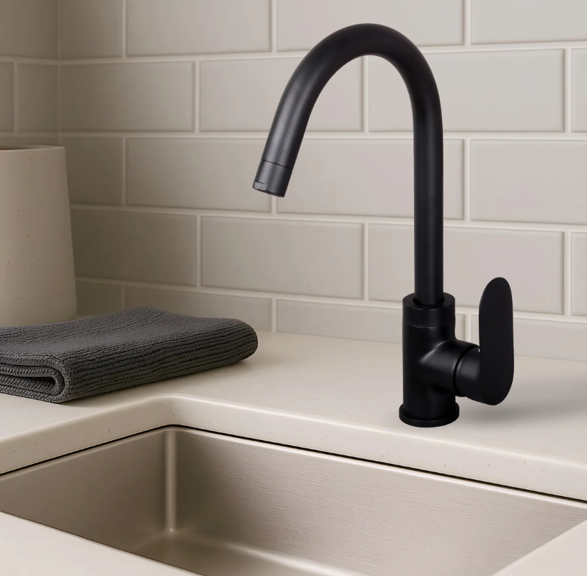 ORIENT BRUSH BLACK SERIES – S/L SINK MIXER TABLE MOUNTED (OB-027 M)