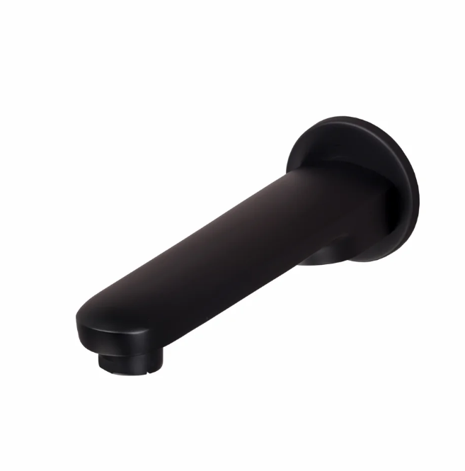 ORIENT BRUSH BLACK SERIES – DIV. PLAIN SPOUT WITH WALL FLANGE (OB-025 M)