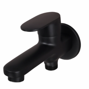 ORIENT BRUSH BLACK SERIES – S/L 2 IN 1 BIB COCK WITH WALL FLANGE (OB-015 S/L M)