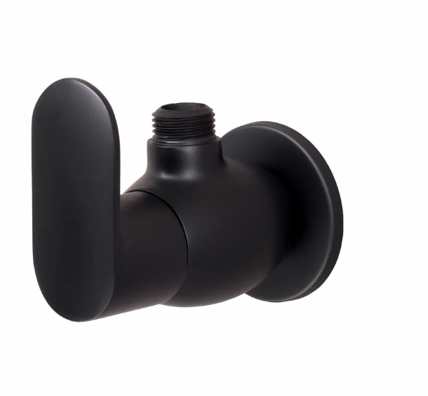 ORIENT BRUSH BLACK SERIES – ANGLE COCK WITH WALL FLANGE (OB-005 M)