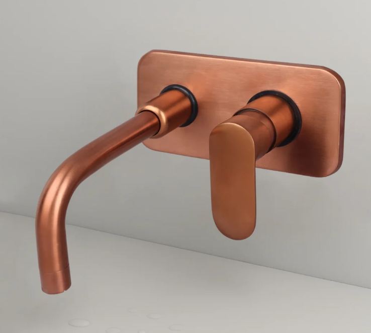 S/L BASIN MIXER WALL MOUNTED FULL SET – ORIENT BRUSH ROSE GOLD SERIES (ORG-019 M)