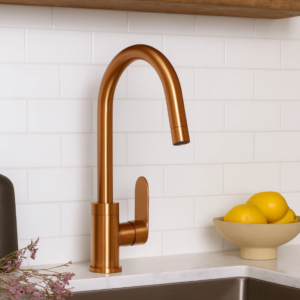 S/L SINK MIXER TABLE MOUNTED – ORIENT BRUSH ROSE GOLD SERIES (ORG-027 M)