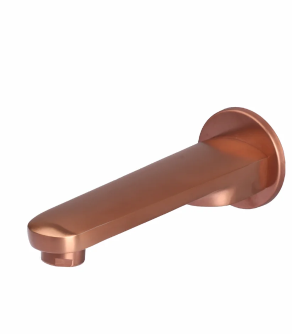 DIV. PLAIN SPOUT WITH WALL FLANGE – ORIENT BRUSH ROSE GOLD SERIES (ORG-025 M)
