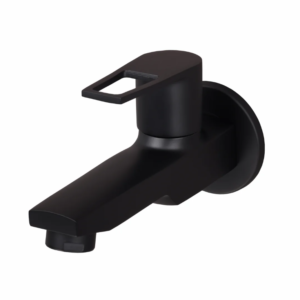 BIB COCK LONG BODY WITH WALL FLANGE – BRONZE BRUSH BLACK SERIES (BB-004 M)