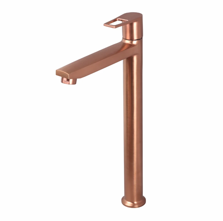 PILLAR COCK WITH EXTENSION BODY – BRONZE BRUSH ROSE GOLD SERIES (BRG-023 M)