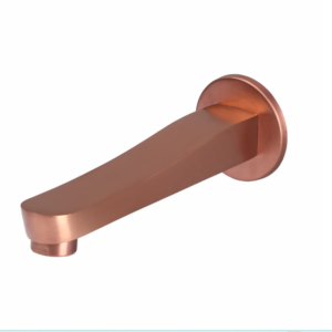 DIV. PLAIN SPOUT WITH WALL FLANGE – BRONZE BRUSH ROSE GOLD SERIES (BRG-025 M)