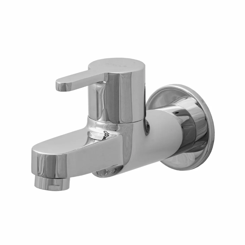 BIB COCK LONG BODY WITH WALL FLANGE – SMART SERIES (S-004)