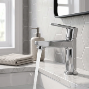 PILLAR COCK – CRYSTAL SERIES BRASS FAUCET (C-000)