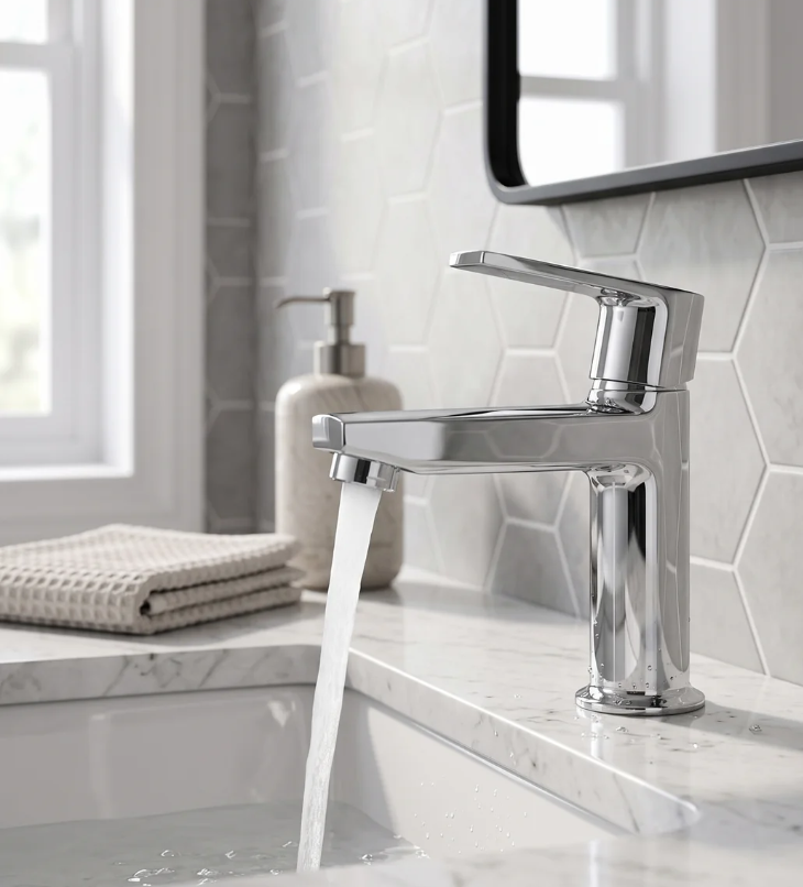 PILLAR COCK – CRYSTAL SERIES BRASS FAUCET (C-000)